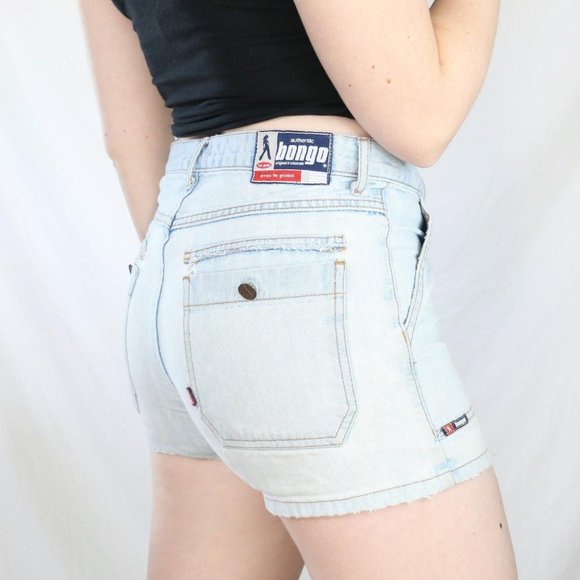 Bongo Y2K Denim Shorts - Picture 3 of 4